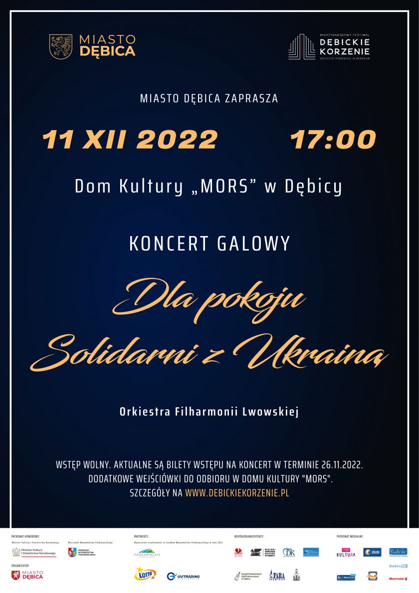 Koncert Galowy z udziałem artystów Orkiestry Filharmonii Lwowskiej