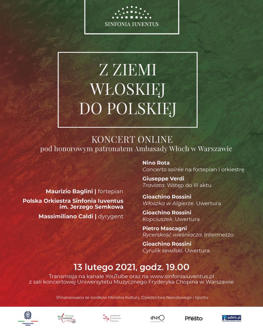 KONCERT „Z ZIEMI WŁOSKIEJ DO POLSKIEJ”