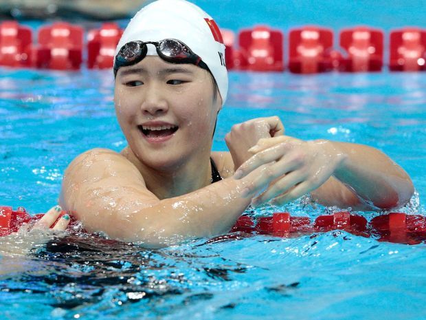 Ye Schiwen po igrzyskach została wielką gwiazdą w Chinach (fot. Getty Images)
