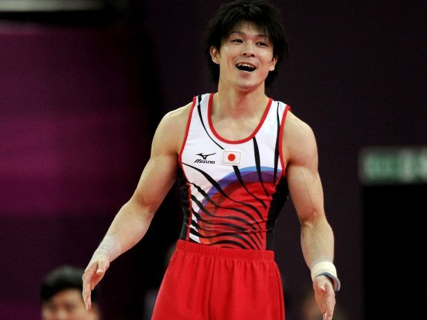 Kohei Uchimura był najlepszy w ćwiczeniach na poręczach (fot. Getty Images)