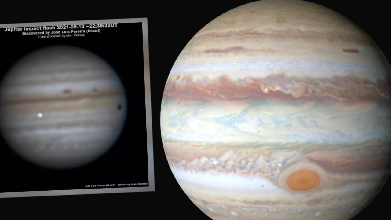 Jowisz regularnie jest obijany przez kosmiczny gruz (fot. NASA/José Luis Pereira) Jowisz regularnie jest obijany przez kosmiczny gruz (fot. NASA/José Luis Pereira)