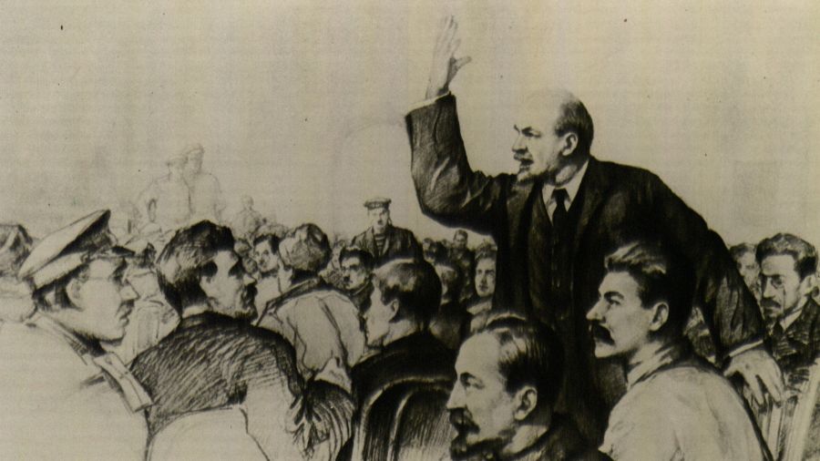 Włodzimierz Lenin w roku 1920. Fot. Mansell/The LIFE Picture