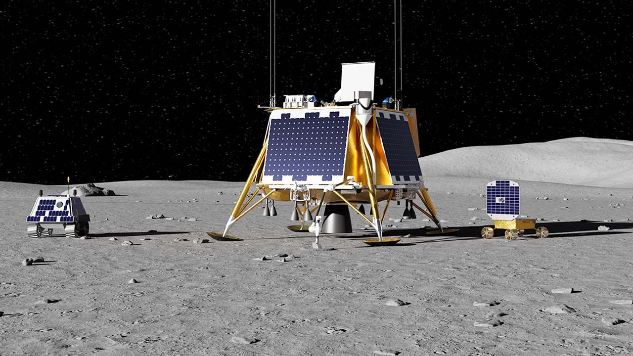 Nowa komercyjna misja NASA. Łaziki zbadają południowy biegun Księżyca