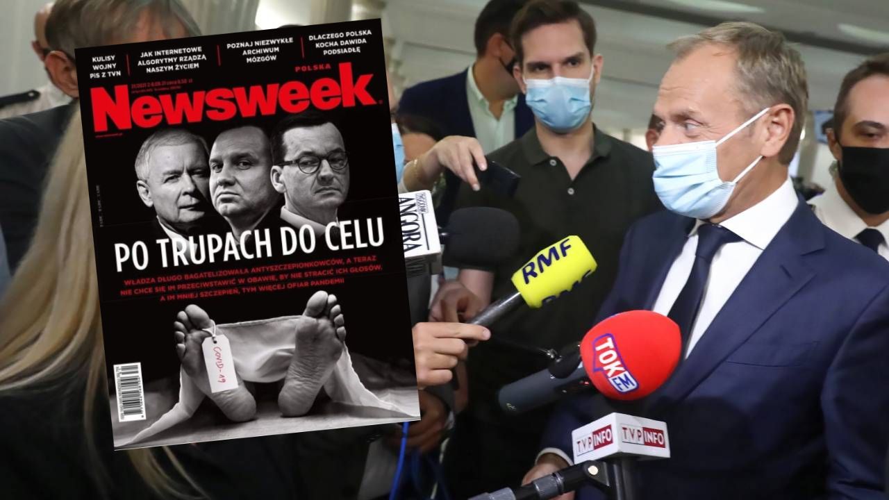 Donald Tusk lansuje swoją narrację propagandową, a następnie powielają ją pracownicy zaprzyjaźnionych mediów (fot. PAP/Tomasz Gzell, Twitter.com) Donald Tusk lansuje swoją narrację propagandową, a następnie powielają ją pracownicy zaprzyjaźnionych mediów (fot. PAP/Tomasz Gzell, Twitter.com)