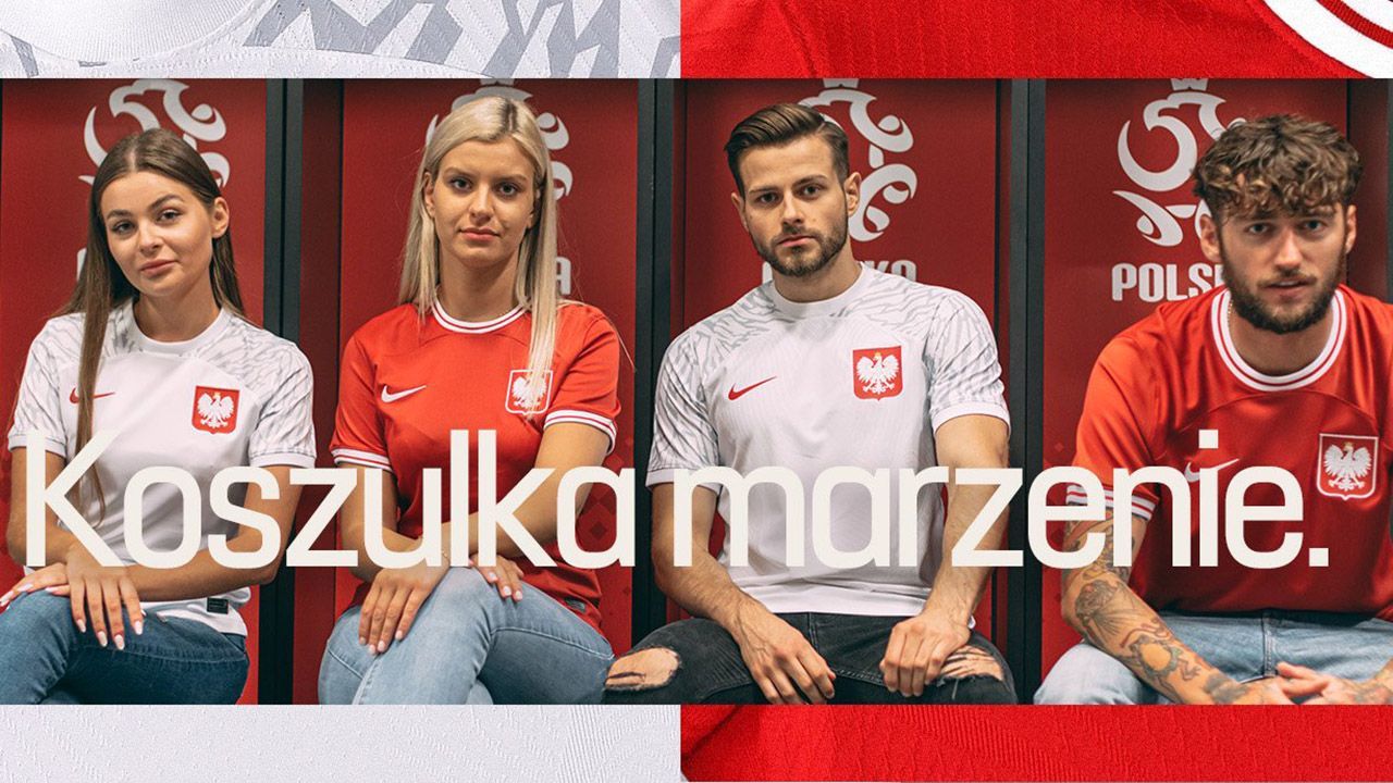 Polski Związek Piłki Nożnej zaprezentował koszulki reprezentacji Polski (fot. PZPN)