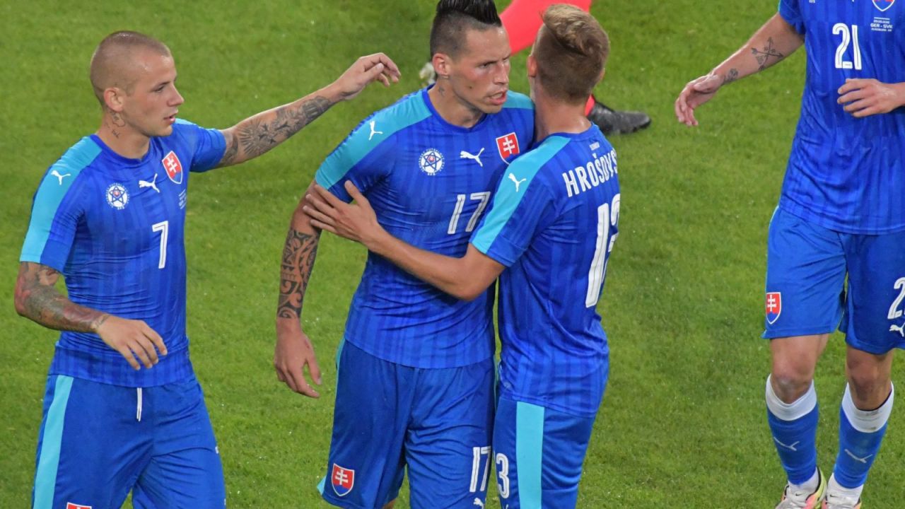 Piłka nożna, mecz towarzyski: Niemcy - Słowacja 1:3 (skrót ...
