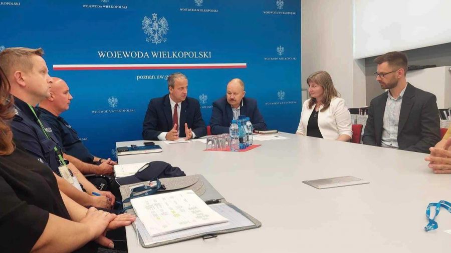 Legionelloza, Legionella, Wielkopolska, zarażenia, sztab kryzysowy (fot. WUW w Poznaniu)