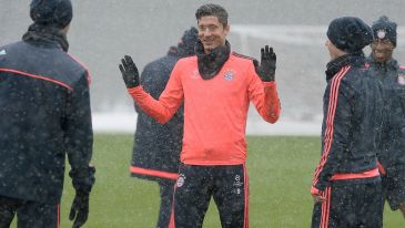 Robert Lewandowski (Ś) (fot. Getty)