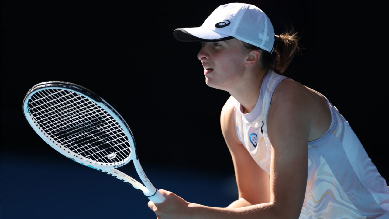 Iga Świątek ma za sobą świetny mecz w trzeciej rundzie Australian Open (fot. Getty).