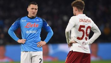 Piotr Zieliński (L) oraz Arkadiusz Milik (P) w meczu Napoli (fot. Getty)