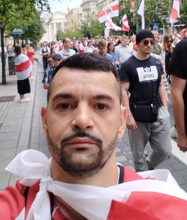 Міхаіл Сальнікаў у Літве. Фота перададзенае рэдакцыі