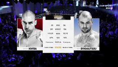 Damian Knyba vs Yury Bykhautsou (fot. TVP)