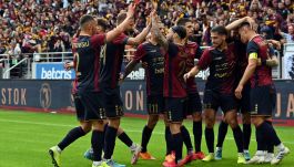 Piłkarze Pogoni Szczecin (fot. PAP/Marcin Bielecki)