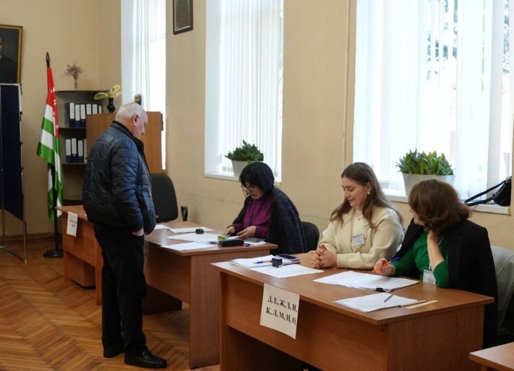 Выбары ў Абхазіі. 1 сакавіка 2025 года. Фота: Аpsnypress.info