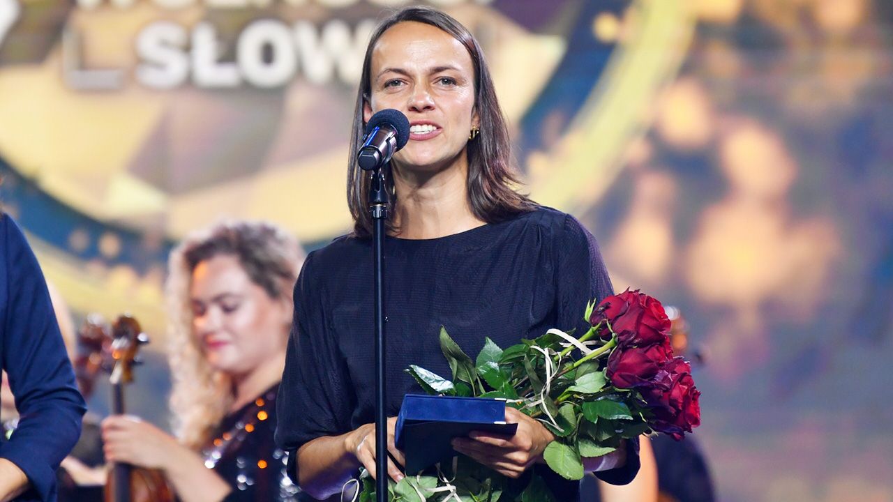 Katarzyna Wappa nagrodzona Medalem Wolności Fundacji Grand Press (fot. PAP/Adam Warżawa)