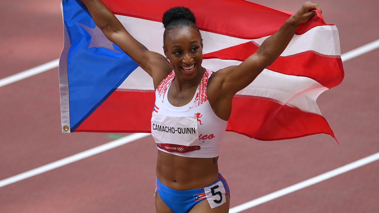 Portorykanka Jasmine Camacho-Quinn została mistrzynią olimpijską (fot. Getty Images)