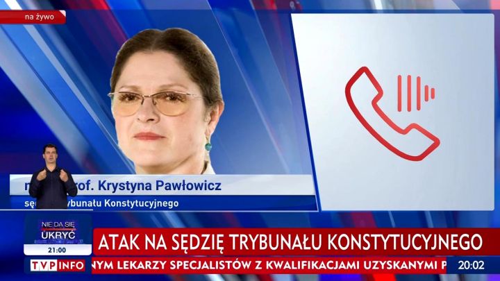 Sedzia Trybunalu Konstytucyjnego Zaatakowana Przed Domem Nie Zastrasza Mnie Tvp Info