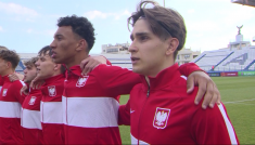 Portugalia – Polska. Piłka nożna, mistrzostwa Europy do lat 17 mężczyzn – 1/4 finału (#3) (fot. TVP SPORT)