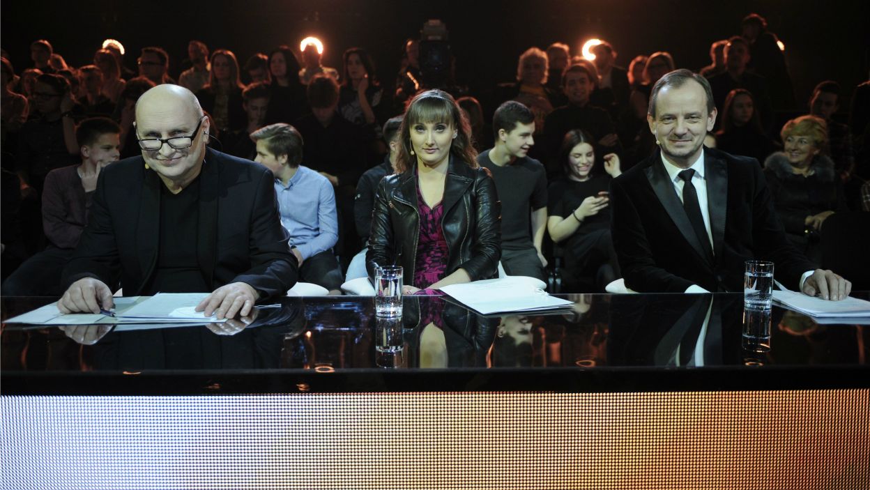 Ich występy ocenili znani i cenieni jurorzy: Włodek Pawlik, Katarzyna Budnik-Gałązka oraz Marcin Nałęcz-Niesiołowski (fot. N. Młudzik/TVP)