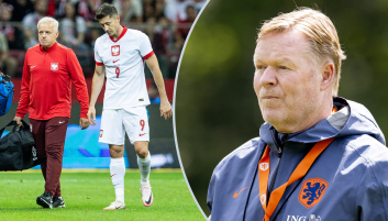 Robert Lewandowski i Ronald Koeman (fot. Getty Images) Robert Lewandowski i Ronald Koeman (fot. PAP / Getty)