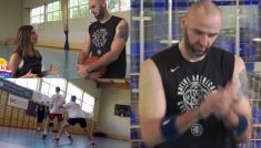 Marcin Gortat na sportowej emeryturze (fot. TVP)