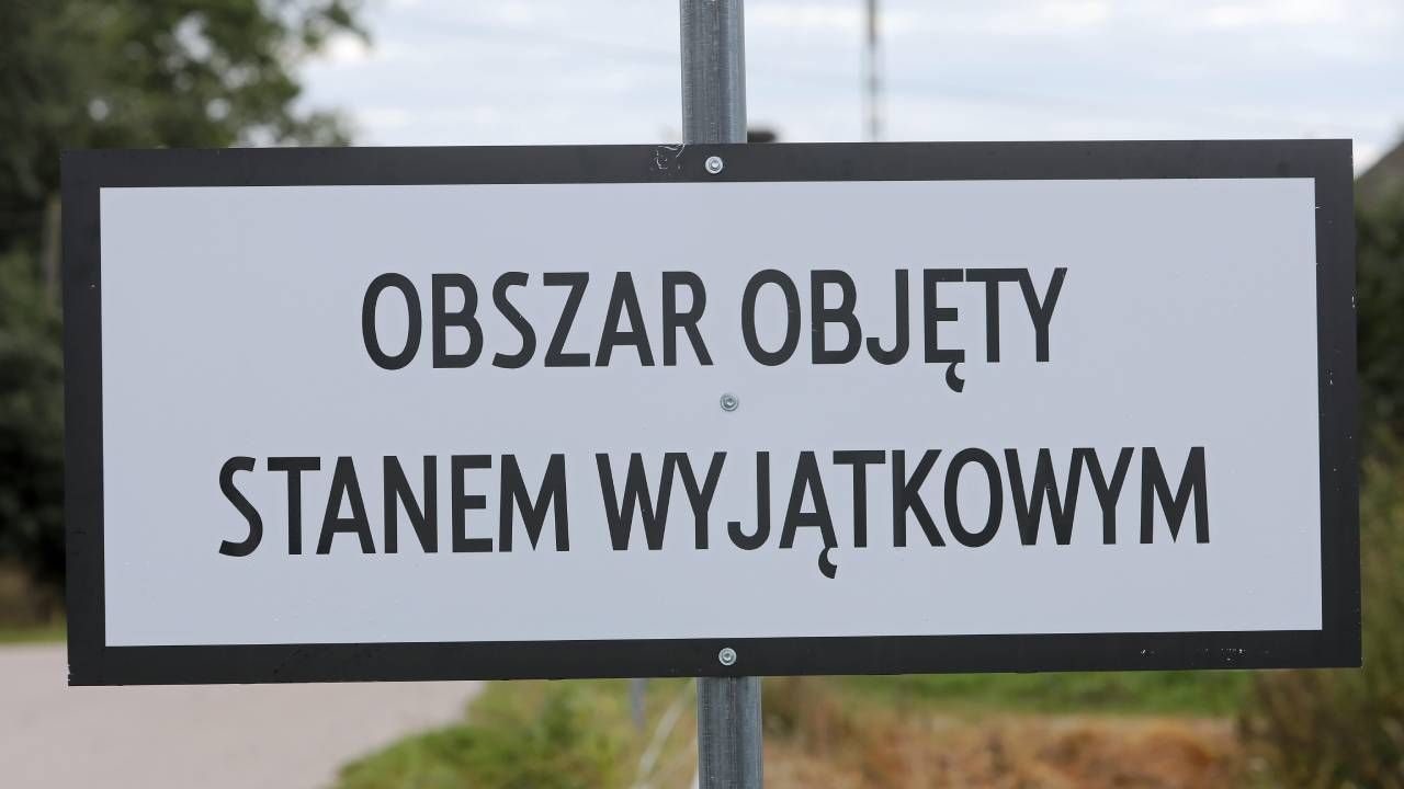 Stan wyjątkowy na granicy z Białorusią trwa od 2 września (fot.PAP/Artur Reszko)