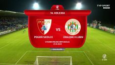 Pogoń Siedlce – Zagłębie II Lubin. Piłka nożna, 2. liga, 14. kolejka (fot. TVP SPORT)