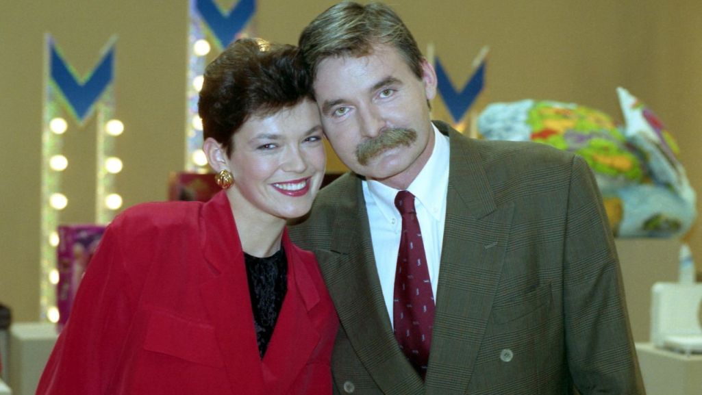 Wojciech Pijanowski i Magda Masny razem prowadzili „Koło fortuny” (fot. TVP)