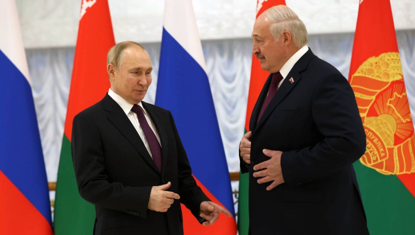 Władimir Putin coraz bardziej podporządkowuje sobie Alaksandra Łukaszenkę (fot. Contributor/Getty Images)