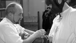 Andrzej Gmitruk z Tomaszem Adamkiem (fot. PAP)