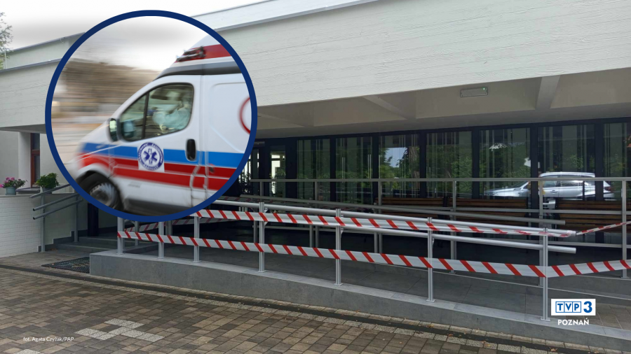 DPS Ugory, ul. Ugory, 72-latek, atak nożem, ranna pracownica DPS (fot. Agata Czyżak)
