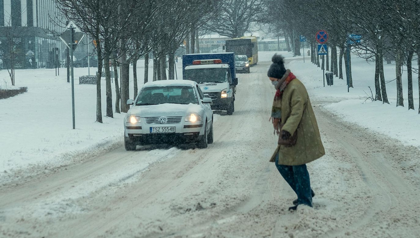 Atak zimy w Polsce (fot. arch.PAP/Andrzej Grygiel)