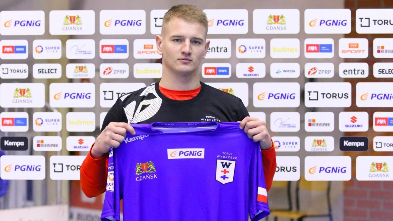 Jakub Moryń dołączył w środę do Torus Wybrzeża (fot. PGNiG Superliga / Torus Wybrzeże Gdańsk)