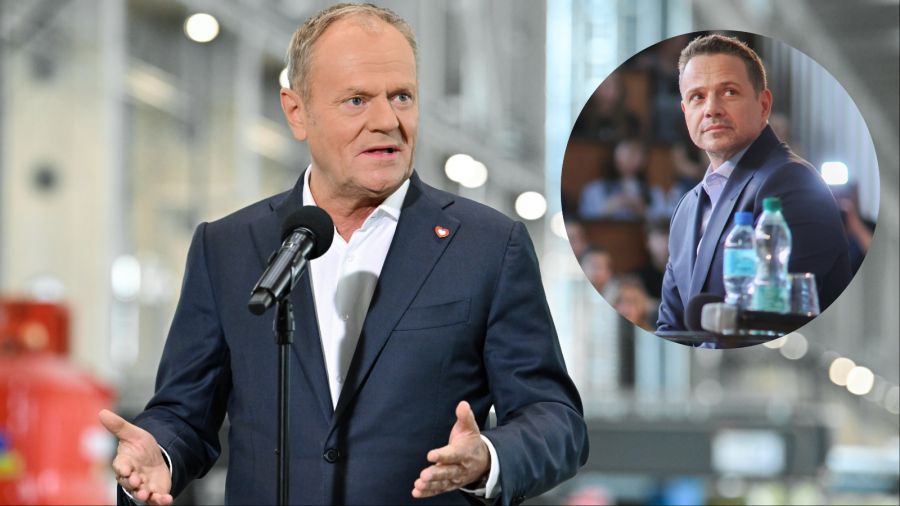 “If the so-called ‘democratic’ camp doesn’t mobilize... Rafał Trzaskowski will lose," Prime Minister Donald Tusk said. PAP/Andrzej Jackowski, PAP/Leszek Szymański
