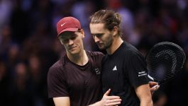 Jannik Sinner i Alexander Zverev (fot. Getty Images) Jannik Sinner i Alexander Zverev (fot. Getty Images)