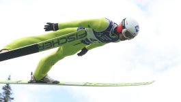 Kamil Stoch podczas konkursu indywidualnego Igrzysk Europejskich na Średniej Krokwi w Zakopanem (fot. PAP/Grzegorz Momot) Kamil Stoch podczas zawodów indywidualnych