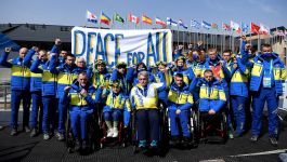 Reprezentacja Ukrainy na igrzyska paraolimpijskie w Pekinie (fot. Getty Images) Reprezentacja Ukrainy na igrzyska paraolimpijskie w Pekinie (fot. Getty Images)