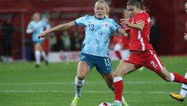 Martyna Wiankowska w meczu z Norwegią (fot. PAP) Martyna Wiankowska w meczu z Norwegią (fot. PAP)