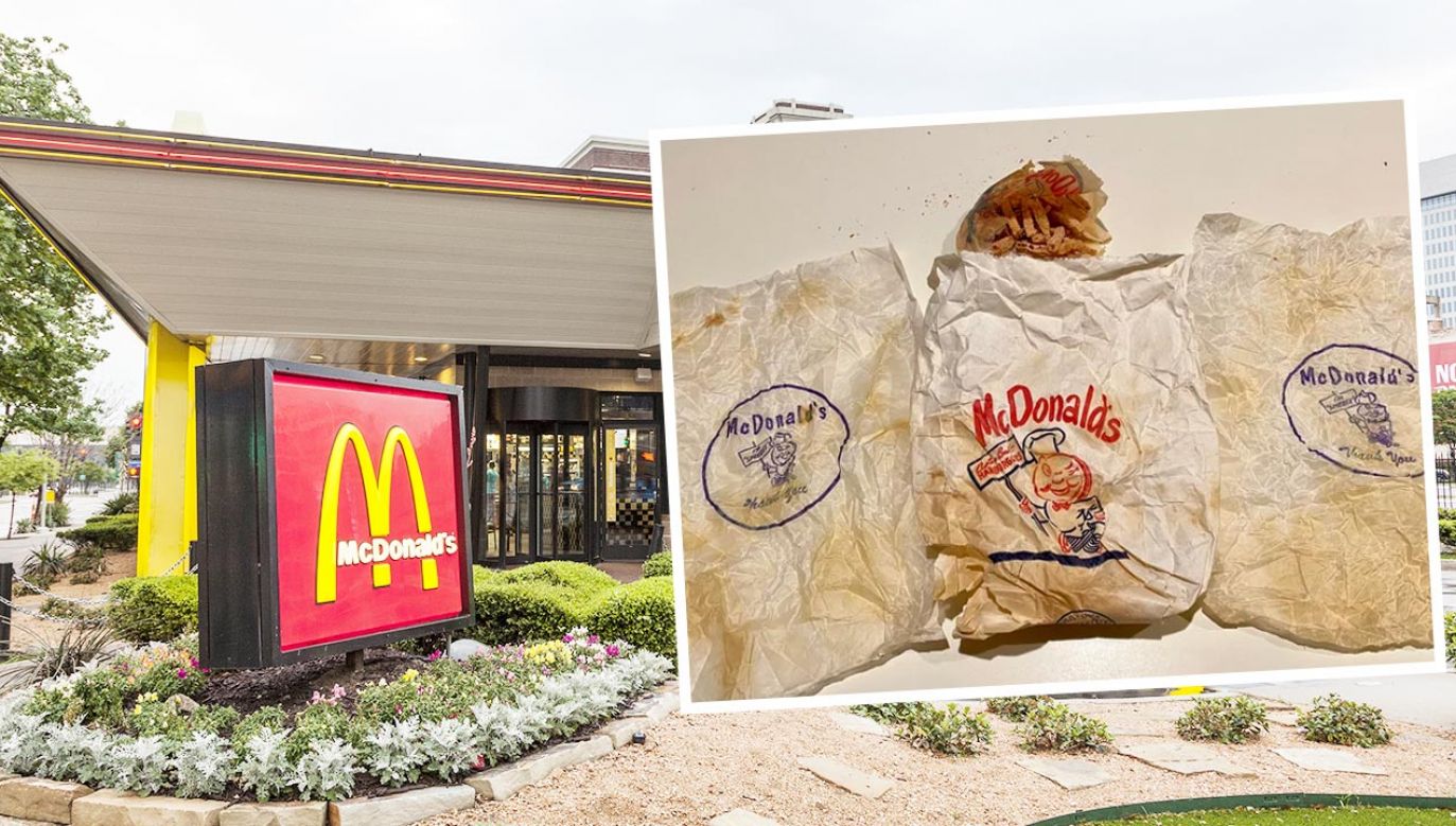 Pewien Amerykanin podczas remontu łazienki znalazł torebki z McDonald'sa sprzed około 60 lat (fot. Shutterstock/Reddit)