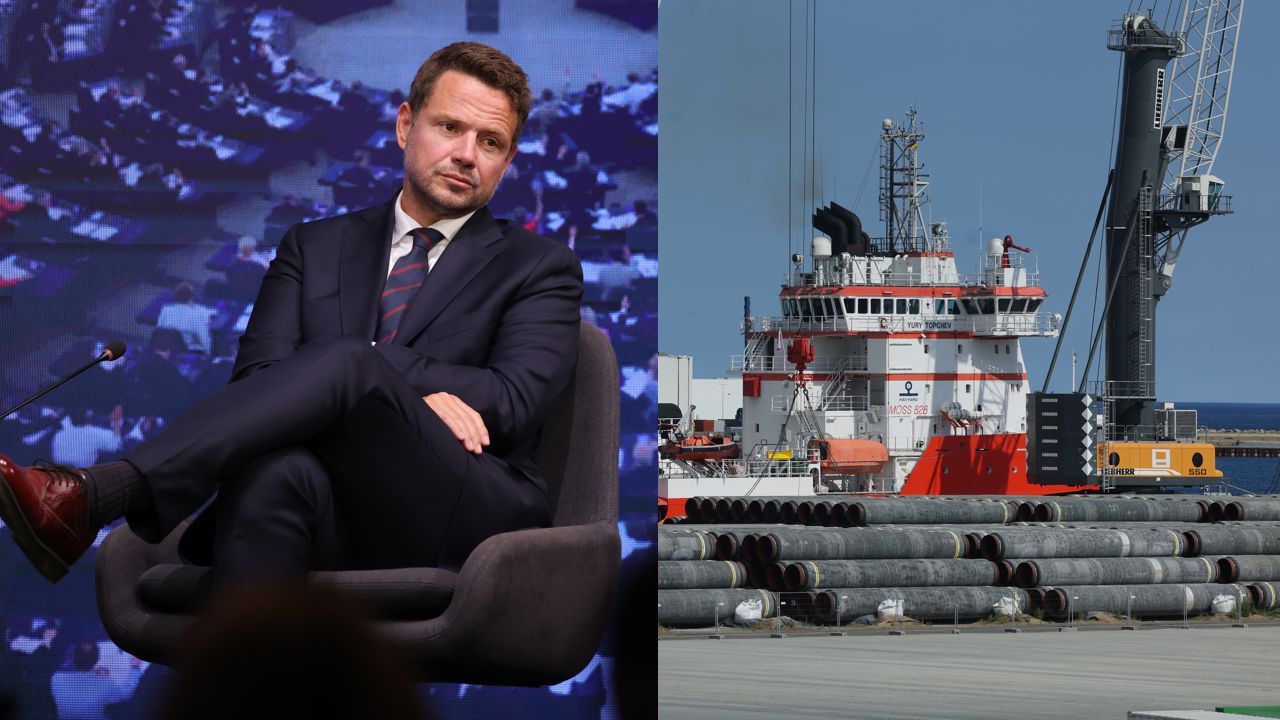 Rafał Trzaskowski o Nord Stream 2. Co mówił? (fot. Sean Gallup/Getty Images)