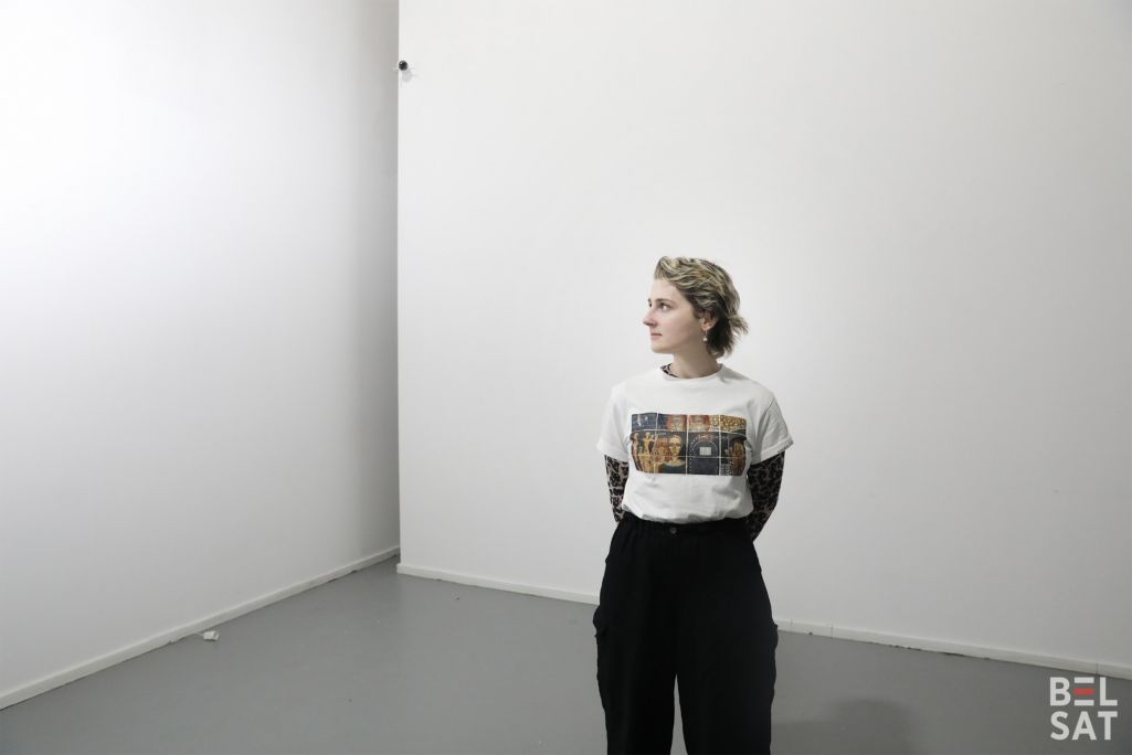 Дар’я, праваабаронца праекту «Politzek.me». Варшава, Польшча. 17 студзеня 2024 года. (Фота: Аліса Ганчар / Белсат)