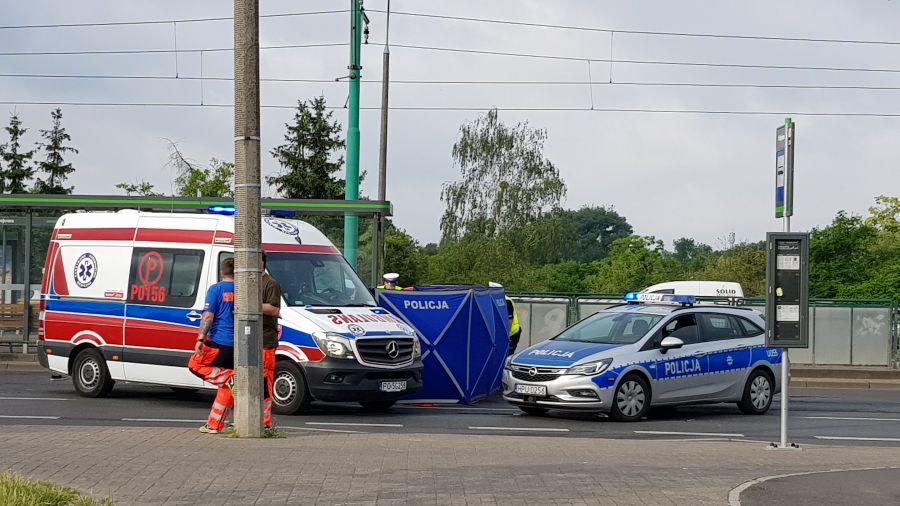 Śmiertelny wypadek na Hetmańskiej w Poznaniu