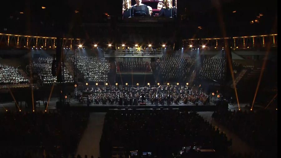 Artyści wykonali monumentalną „Symfonię Tysiąca” Gustawa Mahlera. Fot. TVP3 Katowice