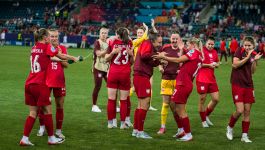 Reprezentacja Polski w piłce nożnej kobiet podczas Euro 2025 (fot. Getty)