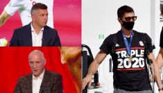 Dyskusja o Robercie Lewandowskim, w której udział brał m.in. Mateusz Borek (fot. TVP)