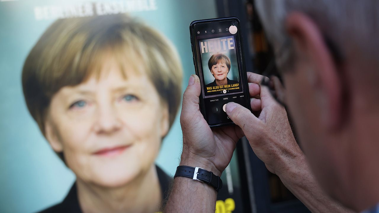 Angela Merkel (fot. Sean Gallup/Getty Images)