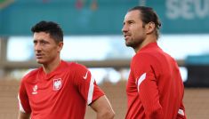 Robert Lewandowski i Grzegorz Krychowiak (fot. Getty)