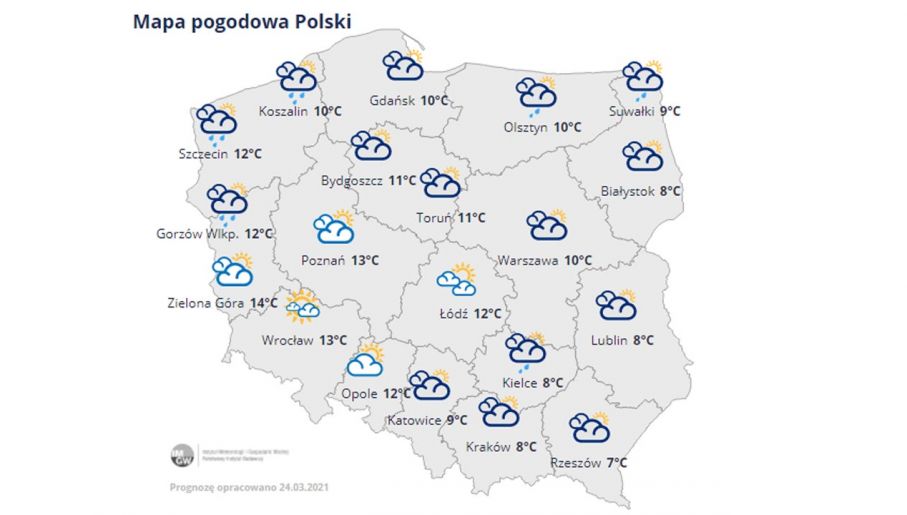 Pogoda Na Dzis Czwartek 25 Marca Ocieplenie W Wielu Regionach Polski Prognoza Na Dzisiaj 25 03 2021 Tvp Info