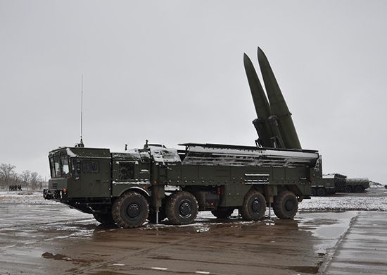 Расейскі ракетны комплекс «Іскандэр». (Фота: mil.ru)