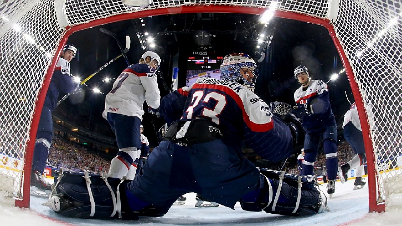 Hokej na lodzie, MŚ Elity, Kolonia: Słowacja - USA (mecz ...